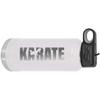 CustomGiftsNow Karate - 32-Ounce Engraved Double-Wall Insulated Stainless Steel Sports Water Bottles with Flip Top Lid, Straw (White) view 1