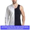 Fhspw Mens Compression Shirt, Slimming Body Shaper Vest, Gynecomastia Undershirt Shapewear Tummy Control Tank Top3XL view 3