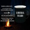 Rogue River Tactical Large Funny Liberal Tears Camp Mug Enamel Camping Coffee Cup Gift Conservative Republican view 3