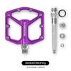 ROCKBROS Mountain Bike Pedals MTB Pedals Bicycle Flat Pedals Aluminum 9/16" Sealed Bearing Lightweight Platform for Road Mountain BMX MTB Bike view 4