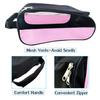 Getfitsoo Golf Shoe Bag, Golf Shoes Bags Men/Women Outdoor Zippered Carrier Bags with Ventilation Sport Shoes Bag Travel Shoe Bags (Light Pink) view 2