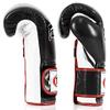 Fairtex Muay Thai Boxing Gloves BGV9 - Heavy Hitter Mexican Style Training & Sparring Gloves for Kick Boxing MMA K1 (Black/White/Red Piping, 10 oz) view 4