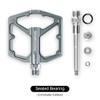 ROCKBROS Mountain Bike Pedals MTB Pedals Bicycle Flat Pedals Aluminum 9/16" Sealed Bearing Lightweight Platform for Road Mountain BMX MTB Bike view 4