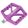 Rock BROS Mountain Bike Pedals MTB Pedals Lightweight Nylon Composite Bicycle Flat Pedals 9/16" DU Bearing Bike Platform Pedals for BMX MTB Mountain Road Bike (Purple) view 1