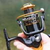 HNGM Fishing reel 1000-6000 Series 12 + 1 BB 5.2: 1 Large Fishing Reel, Metal Spool, Rotating Spool Carp (Bearing Quantity : 13, Color : Style) view 2