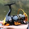 HNGM Fishing reel 1000-6000 Series 12 + 1 BB 5.2: 1 Large Fishing Reel, Metal Spool, Rotating Spool Carp (Bearing Quantity : 13, Color : Style) view 3