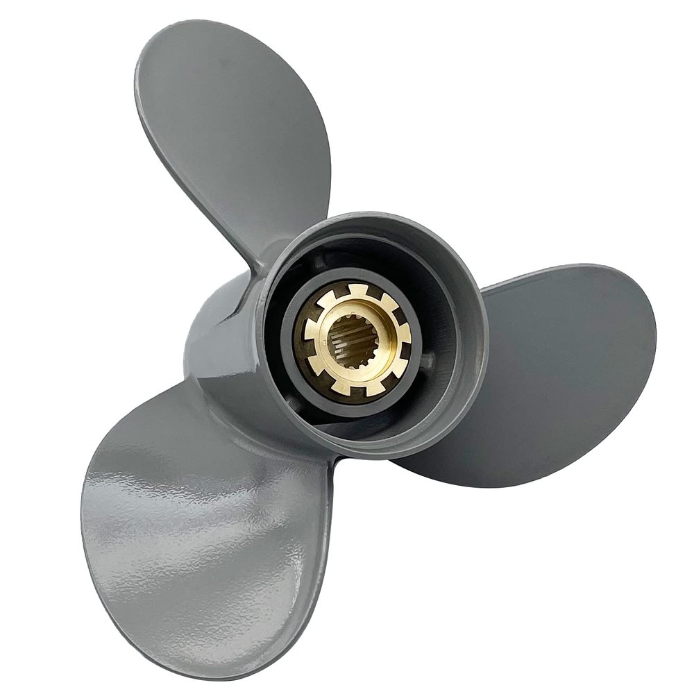 Aluminum Outboard Cupped Propeller Boat Prop 13x19 Replacement for Honda BFP60/BF75/90/100/115/130HP