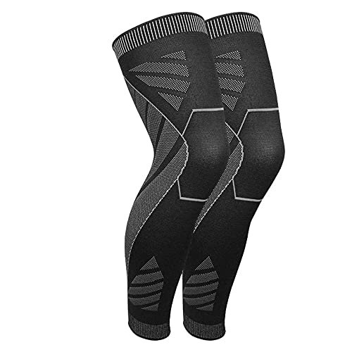 1Pair Knee Protector Elastic Knee Support Brace for Running, Basketball, Volleyball, Football,Cycling Knee Pads (XL)