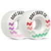 Bont Skates - Glide Outdoor Roller Skate Wheels - 78A - Outdoor - 57x32mm - Replacement Roller Skate Wheels - Set of 4 or 8 (Set of 4 wheels, White/Purple) view 1