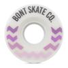 Bont Skates - Glide Outdoor Roller Skate Wheels - 78A - Outdoor - 57x32mm - Replacement Roller Skate Wheels - Set of 4 or 8 (Set of 4 wheels, White/Purple) view 3