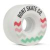Bont Skates - Glide Outdoor Roller Skate Wheels - 78A - Outdoor - 57x32mm - Replacement Roller Skate Wheels - Set of 4 or 8 (Set of 4 wheels, White/Purple) view 4