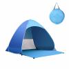 Pop Up Beach Tent for 1-3 Person, Sun Shelters Portable Tent with Stakes, UPF 50+UV Protection Rating for Family Camping Fishing Picnic view 1