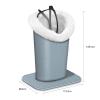 FINTIE Plush Lined Eyeglasses Holder, Glasses Stand Case, Anti-scratch Glasses Storage Organizer for Desk, Nightstand, Office, Ice Blue view 2