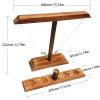 Bestdon Ring Toss Games for Adults, Fast-Paced Interactive Toss Games with Shot Ladder Bundle, Outdoor Indoor Handmade Wooden Hook and Ring Game for Bars, Home, Large view 2