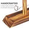 Bestdon Ring Toss Games for Adults, Fast-Paced Interactive Toss Games with Shot Ladder Bundle, Outdoor Indoor Handmade Wooden Hook and Ring Game for Bars, Home, Large view 3