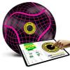 Millenti Soccer Balls Size 5 - Reverse Bend It Soccer Ball, Training Ball, Curving Ball with High-Visibility, Easy to Track Designs, Black/Pink, SB0905P view 2