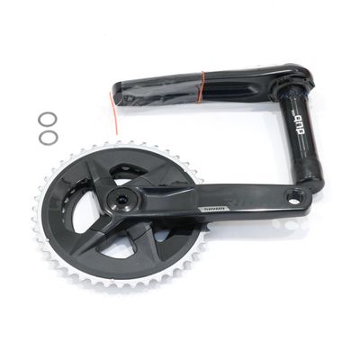 SRAM Rival AXS Wide Power Meter Crankset - 170mm, 12-Speed, 43/30t Yaw, 94 BCD, DUB Spindle Interface, Black, D1