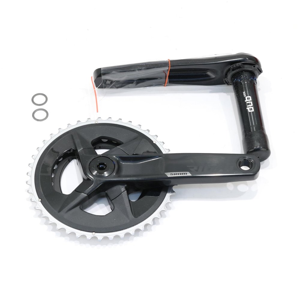 SRAM Rival AXS Wide Power Meter Crankset - 170mm, 12-Speed, 43/30t Yaw, 94 BCD, DUB Spindle Interface, Black, D1