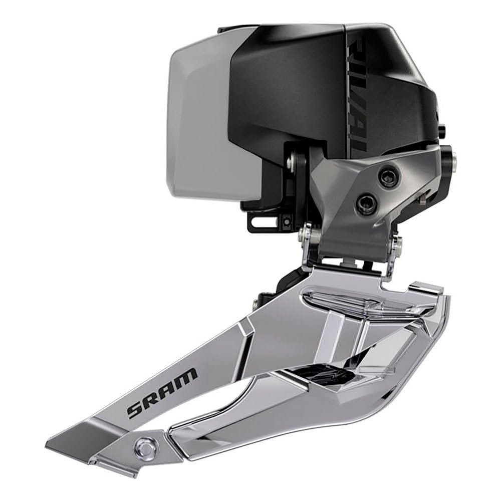SRAM Rival eTap AXS Wide Front Derailleur - 2x12-Speed, Braze-on, Black, D1