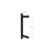YRHH Barbell Bar Rack, Barbell Storage Rack,Weight Plate Rack for Wall Installation, Home Steel Bumper Plate Wall Shelves, Portable Gym Save Space Storage Shelves-A view 2
