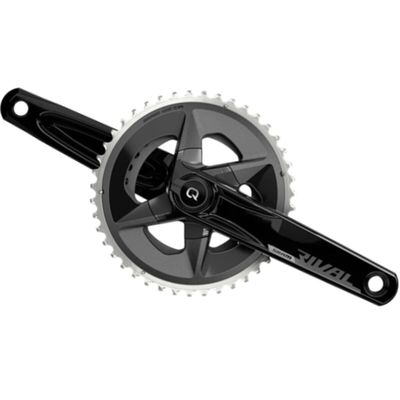 SRAM Rival AXS Crankset with Quarq Power Meter - 172.5mm, 12-Speed, 46/33t Yaw, 107 BCD, DUB Spindle Interface, Black, D1