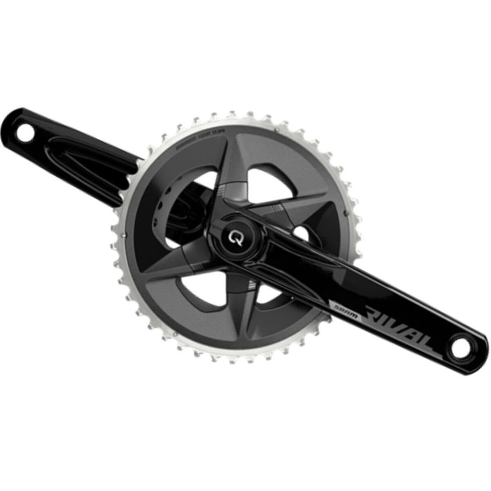 SRAM Rival AXS Crankset with Quarq Power Meter - 172.5mm, 12-Speed, 46/33t Yaw, 107 BCD, DUB Spindle Interface, Black, D1
