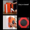 YRHH Wall-Mounted Sandbag,Wall Boxing Pad, Home Adjustable Mute Strike Target Bags, Save Space Multilayer Focus Bags, 20 20 10 cm-Yellow view 3