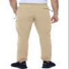 VEOBIKE Men's Golf Pants Elastic Waistband Drawcord UPF50+ Stretchy Athletic Workout Joggers Pants with Phone Pockets Light Khaki view 3