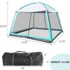 GREGIN Screen House Room 11 x 11 ft Mesh Net Tent Portable Canopy Gazebo view 4