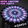 Turnart Electronic Dart Board,13 inch Illuminated Segments Light Based Games Electric Dartboard Purple for Enhanced Durability Professional with Scoring (Purple) view 2