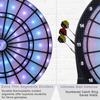 Turnart Electronic Dart Board,13 inch Illuminated Segments Light Based Games Electric Dartboard Purple for Enhanced Durability Professional with Scoring (Purple) view 4