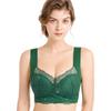 Air Exsecret Ultimate Lift Stretch Full-Figure Seamless Lace Cut-Out Bra, Sports and Sleep Extra Lift Bras for Women (Green A, 36/80C) view 1