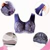 Air Exsecret Ultimate Lift Stretch Full-Figure Seamless Lace Cut-Out Bra, Sports and Sleep Extra Lift Bras for Women (Green A, 36/80C) view 4