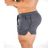 EVERWORTH Men's Athletic Shorts Gym Workout Short Shorts Casual Shorts Running Bodybuilding 5 Inch Inseam Shorts Grey US XL view 2