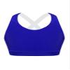 winying Kids Girls Wireless Yoga Sports Bras Child Fitness Cotton Crop Tops Vest Running Training Bra Burgundy 2 4 view 2