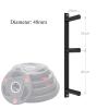 YRHH Barbell Bar Rack, Barbell Storage Rack,Weight Plate Rack for Wall Installation, Home Steel Bumper Plate Wall Shelves, Portable Gym Save Space Storage Shelves-B view 2