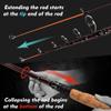 EOW XPEDITE Portable Telescopic Fishing Rods, Spinning & Casting, 24T Carbon Blanks & Solid Carbon Tip, Cork Handle, Travel Rod, Short Collapsible Rods (Rod - Spinning/Action Fast/Power M, 7') view 2