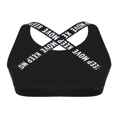 winying Kids Girls Wireless Yoga Sports Bras Child Fitness Cotton Crop Tops Vest Running Training Bra Royal Blue 2 6