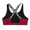 Yeeye Kids Girls Letter Print Criss Cross Back Sports Bra Dance Crop Top Gymnastics Athletic Shirts Burgundy 6 view 4