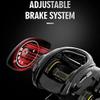 HNGM Fishing reel 18+1Bb High Speed Ratio Casting Fishing Reel High Speed Ratio Baitcasting Reel 10Kg Max Drag Metal Baitcasting Reel (Bearing Quantity : 18, Color : Red) view 4