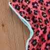 1-5T Toddler Kids Baby Girl Swim Cover-Up Pompom Trim Daisy Sundress Summer Beach Play Dress Swimwear (Leopard B, 1T-2T) view 4