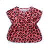 1-5T Toddler Kids Baby Girl Swim Cover-Up Pompom Trim Daisy Sundress Summer Beach Play Dress Swimwear (Leopard B, 3T-4T) view 1