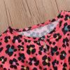 1-5T Toddler Kids Baby Girl Swim Cover-Up Pompom Trim Daisy Sundress Summer Beach Play Dress Swimwear (Leopard B, 3T-4T) view 3