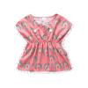 1-5T Toddler Kids Baby Girl Swim Cover-Up Pompom Trim Daisy Sundress Summer Beach Play Dress Swimwear (Pink, 3T-4T) view 1