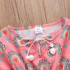 1-5T Toddler Kids Baby Girl Swim Cover-Up Pompom Trim Daisy Sundress Summer Beach Play Dress Swimwear (Pink, 3T-4T) view 3