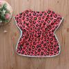 1-5T Toddler Kids Baby Girl Swim Cover-Up Pompom Trim Daisy Sundress Summer Beach Play Dress Swimwear (Leopard B, 0-1T) view 2