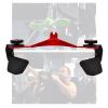 ZXFF Red Cable Machine Accessories, Adjustable Rowing Rear Handle, Multi-Function LAT Triceps Pull-Down Option, Rotatable Handle (Size : L42cm) view 1