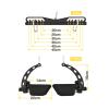 ZXFF Cable Machine Accessories, Adjustable Rowing Rear Handle, High Pull-Down Long Rod Rear Pull Handle, Multifunctional Sports Fitness Equipment (Size : L45cm) view 2