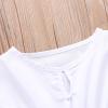 1-5T Toddler Kids Baby Girl Swim Cover-Up Pompom Trim Daisy Sundress Summer Beach Play Dress Swimwear (White B, 2T-3T) view 3