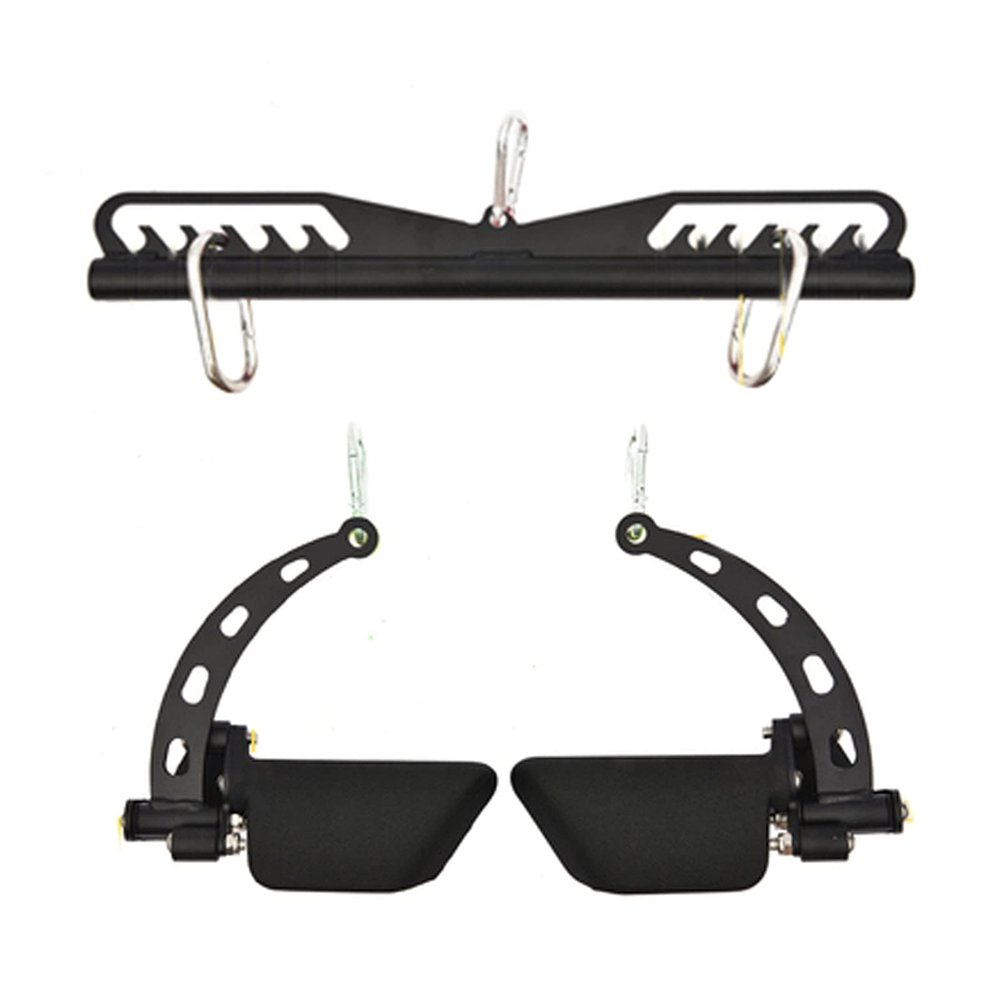 ZXFF Adjustable Rowing Rear Handle, High Pull-Down Long Rod Pull-Back Handle, Multifunctional Sports Fitness Equipment, Triceps Pull-Down Bar, Non-Slip Handle (Size : L45cm)